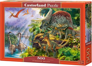 Castorland Dinosaurier-Tal 500 Teile Puzzle Castorland-53643