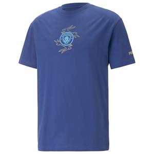 PUMA Manchester City T-shirt Chinese New Year - Blauw/Goud