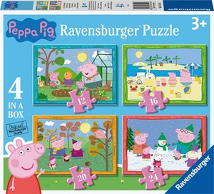 Ravensburger Peppa Pig 4 Seizoenen Puzzel (4 in 1)