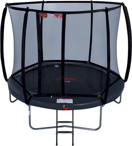 Avyna Pro-Line trampoline met net en ladder - Ø305 cm - Grijs