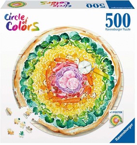 Round Puzzle - Pizza (500 Stukjes)