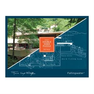 Frank Lloyd Wright Fallingwater 2-Sided 500 Piece Puzzle -  Galison (ISBN: 9780735349605)