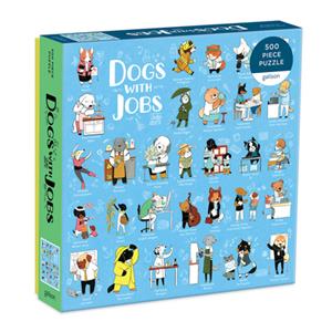 Abrams & Chronicles Dogs with Jobs Jigsaw Puzzle