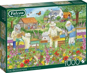 Jumbo Spiele GmbH Jumbo 11381 - Falcon, Claire Comerford, The Beekeepers, Puzzle, 1000 Teile