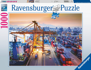Ravensburger Haven van Hamburg Puzzel (1000 stukjes)