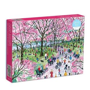 Galison Michael Storrings Cherry Blossoms 1000 Piece Puzzle