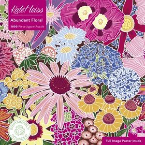 BrownTrout / Flechsig Adult Sustainable Jigsaw Puzzle Kate Heiss: Abundant Floral: 1000-Pieces. Ethical, Sustainable, Earth-Friendly
