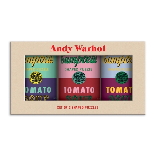 andywarhol Andy Warhol Soup Cans Set Of 3 Shaped Puzzles In Tins -  Andy Warhol (ISBN: 9780735366930)