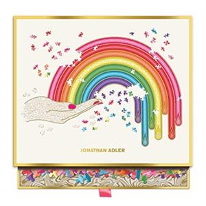 Jonathan Adler Rainbow Hand 750 Piece Shaped Puzzle -  Galison (ISBN: 9780735362987)