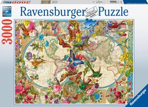 Ravensburger Flora & Fauna World Map 3000pcs