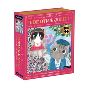 Abrams & Chronicles Romeow & Juliet Bookish Cats Puzzle (100 Pieces)