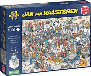 Jumbo Spiele GmbH Jumbo 20067 - Jan van Haasteren, Zukunftsmesse, Comic-Puzzle, 1000 Teile