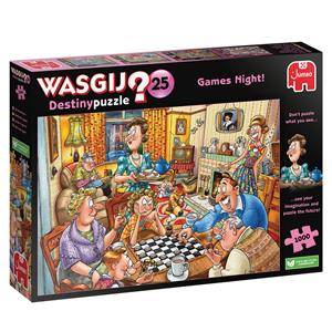 Jumbo Spiele Jumbo 1110100015 - Wasgij Destiny 25, Games Night, Spieleabend, Puzzle, 1000 Teile