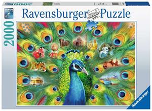 Ravensburger Land of the Peacock 2000 Teile Puzzle Ravensburger-16567