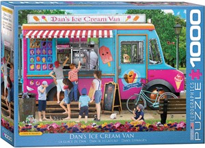 Eurographics 6000-5519 - Dan's Ice Cream Van, Dan's Eiswagen, Puzzle, 1000 Teile