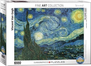 Starry Night - Vincent Van Gogh (1000 Stukjes) Fine Art Collection