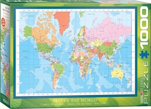 Map Of The World (1000 Stukjes)