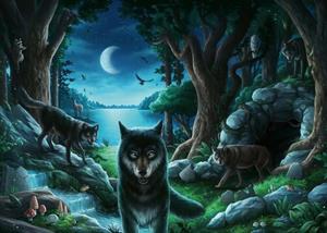 Escape Puzzel - Curse Of The Wolves (759 Stukjes)