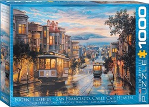 Eurographics 6000-0957 - San Francisco Kabelbahn Himmel von Eugene Lushpin , Puzzle, 1.000 Teile
