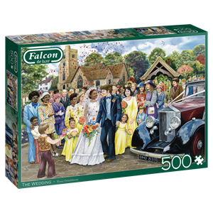 Jumbo Spiele GmbH Jumbo 11366 - Falcon, Fiona Osbaldstone, The Wedding, Puzzle, 500 Teile