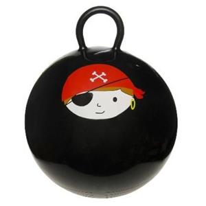 Skippybal Zwart Met Piraat 45 Cm Voor Jongens kippyballen