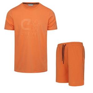 Sportus.nl Cruyff Sports - Booster T-Shirt & Short Set - Coral