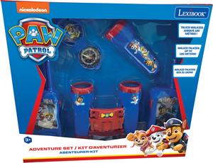 Lexibook Walkie Talkie Paw Patrol Abenteuerset mit 2 Walkie Talkies, Fernglas, Taschenlampe und Kompass