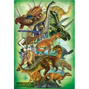 Eurographics XXL Teile - Herbivorous Dinosaurs 100 Teile Puzzle -6100-0360