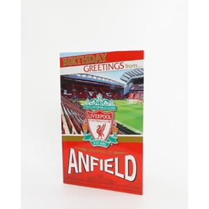 Liverpool FC Liverpool Stadion Verjaardagskaart 3D - Multicolor