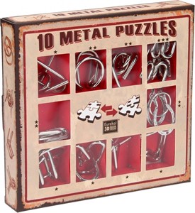 Eureka 10 Metalen Puzzels Rode Editie