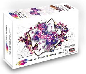 Eureka Rainbow Houten Puzzel - Eenhoorn (110 stukjes)