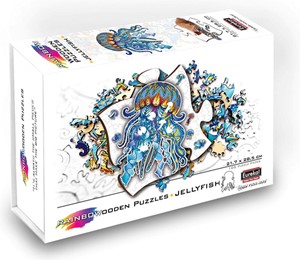 Eureka Rainbow Houten Puzzel - Kwal (106 stukjes)