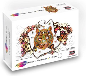 Eureka Rainbow Houten Puzzel - Tijger (138 stukjes)