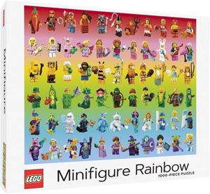 Euromic LEGO Minifigure Rainbow 1000-Piece Puzzle