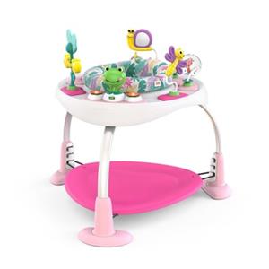 Bright Starts Bounce Bounce Baby™ 2-in-1 trampoline & tafel Roze