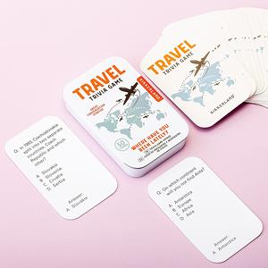 Kikkerland Trivia Game - Travel