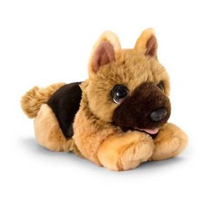 Keel Toys pluche bruine Herdershond honden knuffel 32 cm -