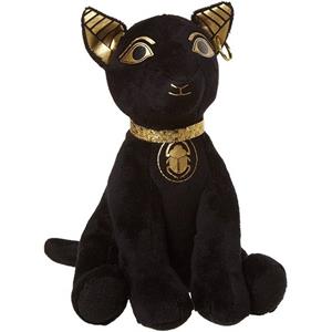 Nature Planet Pluche zwarte bastet kat/poes knuffel 20 cm baby speelgoed -