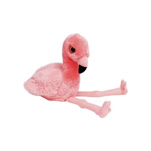 Nature Planet Pluche Roze Flamingo knuffeldier van 23 cm -