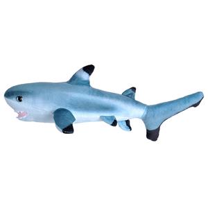 Wild Republic Pluche knuffel zwartpunt haai van 35 cm -