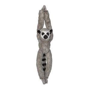 Ravensden Pluche hangende grijze ringstaartmaki aap/apen knuffel 65 cm -