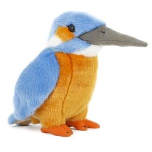Semo Pluche ijsvogel knuffel 15 cm speelgoed -