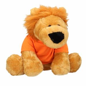 Merkloos Pluche Holland leeuw knuffel 30 cm met oranje shirt -