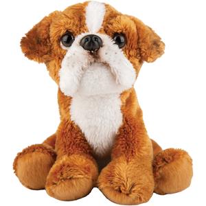 Suki Gifts Pluche knuffel dieren Boxer hond 13 cm -