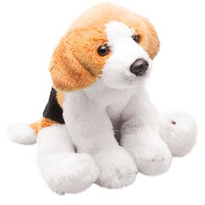 Suki Gifts Pluche knuffel dieren Beagle hond 13 cm -