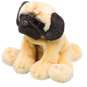 Suki Gifts Pluche knuffel dieren Mopshond hond 13 cm -