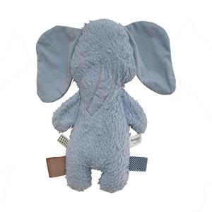Snoozebaby ORGANIC Olly Elephant , Fresh Blauw
