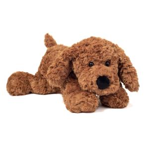 Teddy HERMANN Rattle hond bruin, 28 cm
