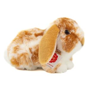 Teddy HERMANN Widder konijn licht bruin-wit bont, 23 cm