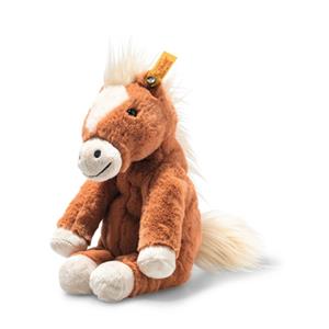 Steiff Soft Cuddly Friends Gola Schlenker-Pferd rotbraun, 27 cm